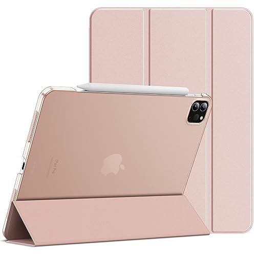 JETech Case ONLY for iPad Pro 11-Inch, 2022/2021/2020/2018 Model, Compatible with Pencil, Cover Auto Wake/Sleep (Rose Gold) by JETech - Used condition - US$6.39