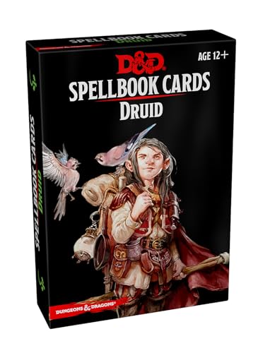 Spellbook Cards Druid l'accessoire indispensable de vos soirées jeux de rôle
