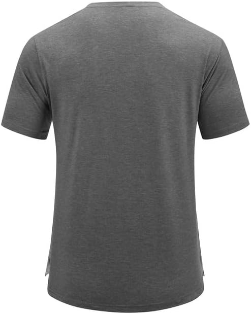 Post Shoulder Surgery Shirts for Men Full Snap Open Tear Away Short Sleeve T Shirt Chemo Port Access Tee Rotator Cuff Surgery - Image 4