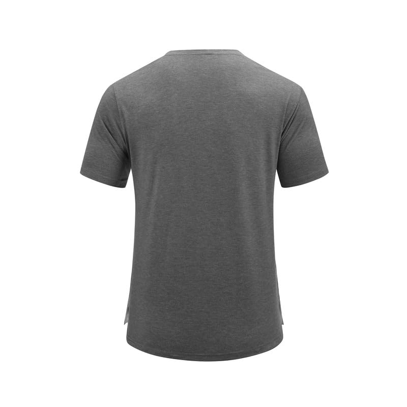 Post Shoulder Surgery Shirts for Men Full Snap Open Tear Away Short Sleeve T Shirt Chemo Port Access Tee Rotator Cuff Surgery4