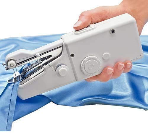 Mini Sewing Machine, Cordless Handheld Electric Sewing Machine, Quick Handy Stitch for Fabric, Clothing, Kids Cloth Home Travel Use