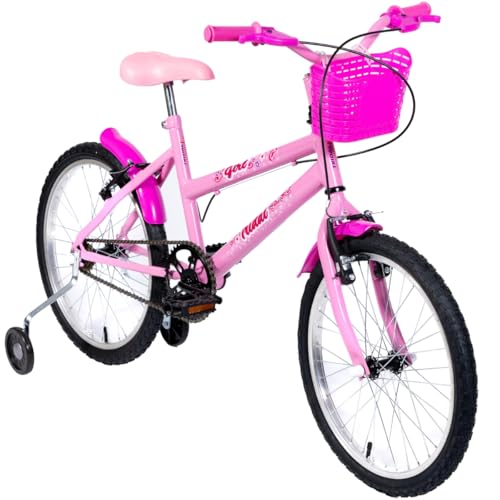 Bicicleta Aro 20 Infantil MTB Girl Com Roda Lateral (rosa)