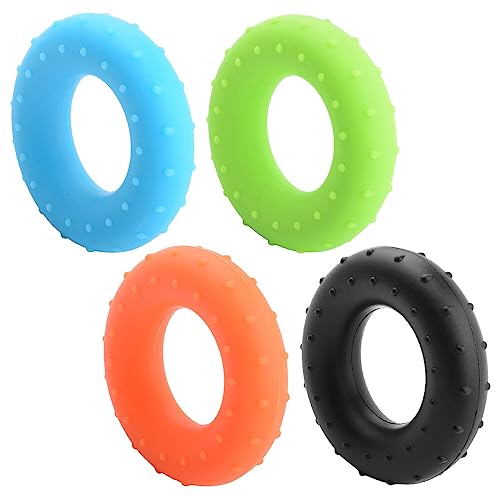 6 PCS Hand Grip Strengthener Kit with Storage Pouch Hand Finger Exerciser 5 Finger Stretcher Adjusta