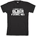 Threadrock Men's I Don't Get Older I Level Up T-shirt 3XL Black