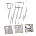Toddmomy Swing Door Pigeon Equipment 15 Piece Set Bird Cage for Pigeons Supply Cage Cover Large