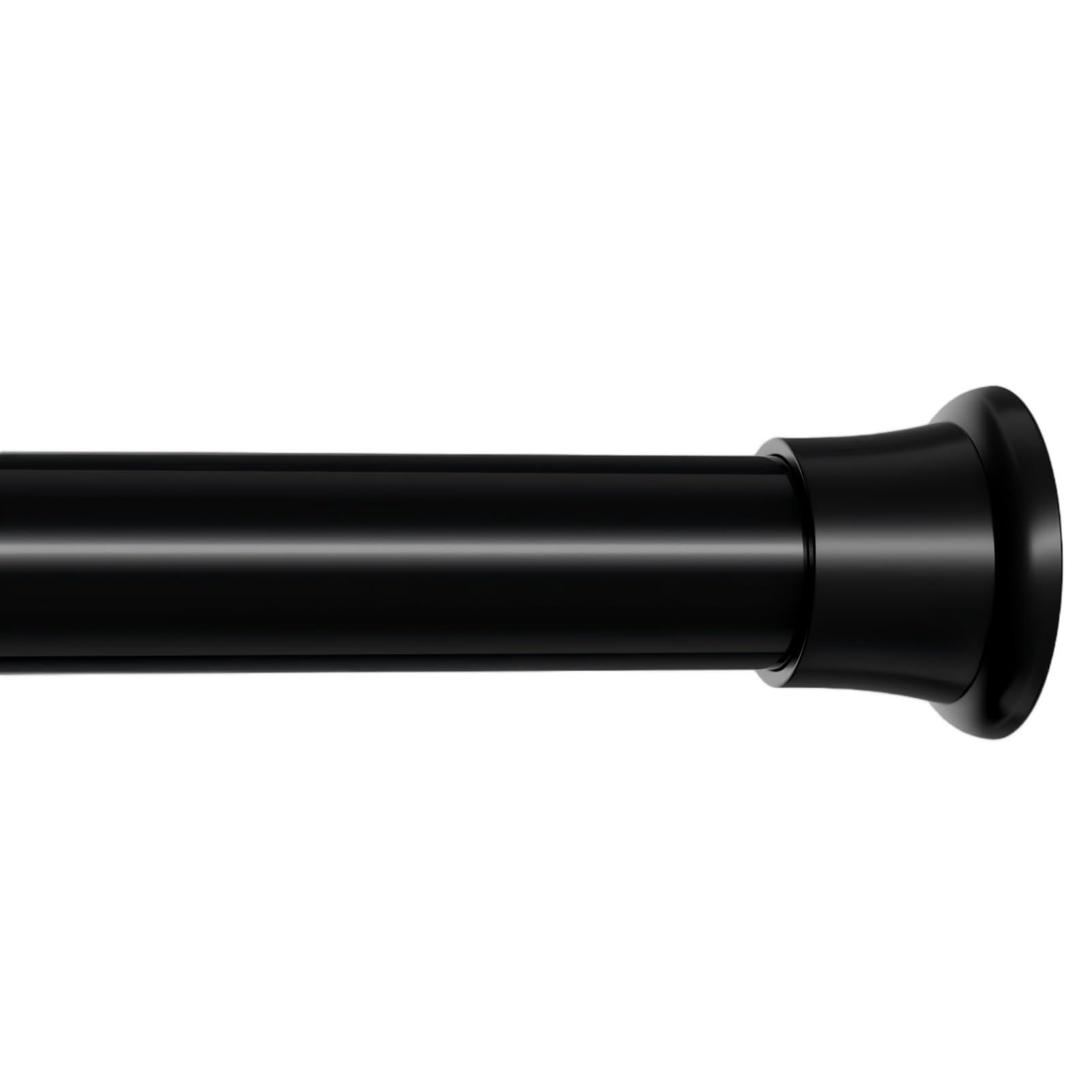 Photo 1 of MEXAU Spring Tension Curtain Rod - 31-76 Inch Black