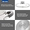 Daniks Modern 6-Piece Stainless Steel Cookware Set with Glass Lids, Tri-Ply Bases for Even Heating, Induction Compatible, Dishwasher Safe, Heatproof Handles #4