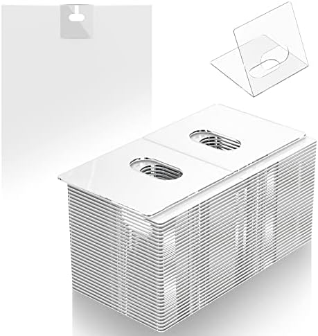 XUPAI 30 Sets (60 Pcs) Vertical Blind Repair Tabs for Vertical Blinds Replacement Slats, Blind Fixer Tabs, Vertical Blinds Repair Kit, Upgrade Vertical Blinds Replacement Parts