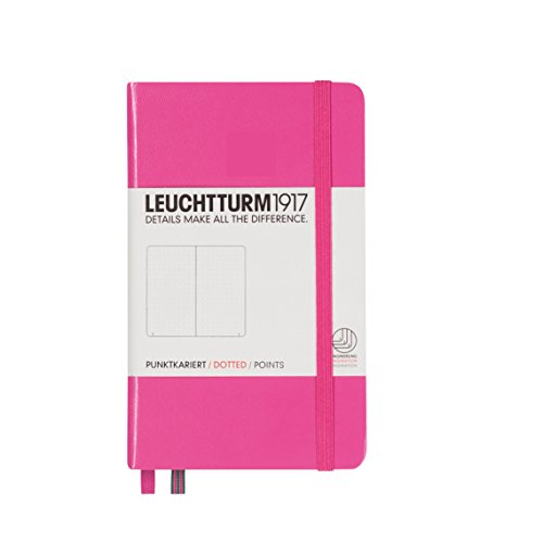 Notes Pocket Leuchtturm1917 w kropki nowy rózowy