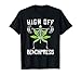 Bench Press Funny Powerlifting Weed Marihuana Stoner Camiseta