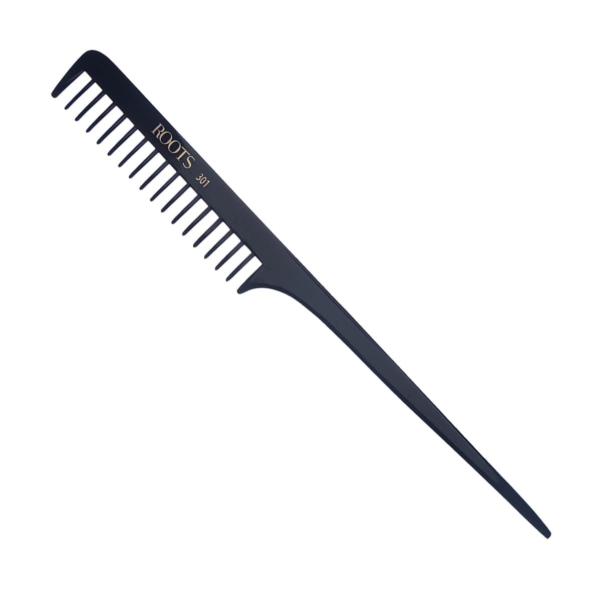 ROOTS - Professional Comb with Rat Tail | Salon Grade - For Men & Women | Ideal for Sectioning & Colouring | Smooth & Round Teeth prevent Hair & Scalp damage| Length - 9.09 Inch | Model No - 301-picture-49