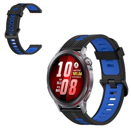 [SpinoArmor] HUAWEI WATCH GT Runner 2 �p �o���h ���v�o���h �h�����v�ւ��x���g �V���R���� �����x���g �ʋC �_�炩�� �h�� �y�� �ϏՌ� �h�� �j�����p �t���ւ��ȒP�i�u���b�N+�u���[�j