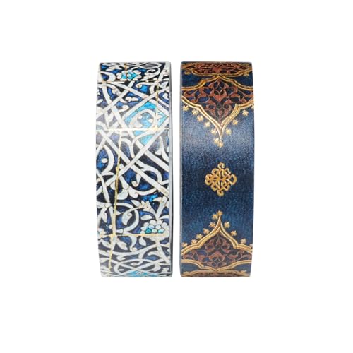 Granada Turquoise/Safavid Indigo Washi Tape by Paperblanks (Washi Tape Mixed Pack)