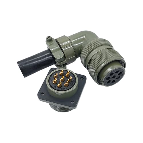 Conector MIL-C-5015 de 19 pines que evita cortes de señal por vibración MS3108 5