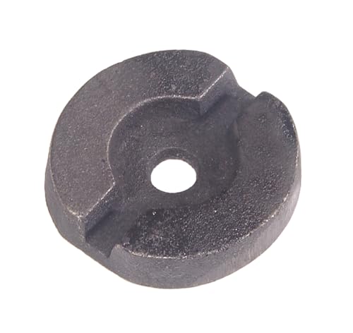 Image of B&P Lamp 1 /2 Pound Cast Iron Loader Table Lamp Counterweight 2 9 /16 Inch Diameter