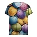 Women's Round Neck 2026 Summer Loose Tops Fashion Short Sleeve Blouse T Shirt Dressy Casual Easter Printed Shirts