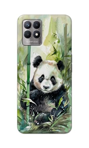 Image of Printed Hard Back Cover for Realme Narzo 50 4G Back Cover (Panda -J1) -190724(EA)