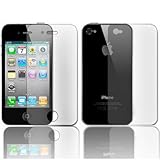  Skin guard doble Protector de pantalla y parte trasera para iPhone 4