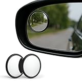 SteadMax 2 Pack Blind Spot Mirrors, HD Glass Wide Angle Convex Rearview Mirrors for Cars, Trucks, SUVs (2 Pack)
