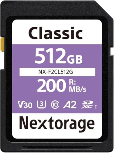 Amazon | Nextorage 日本メーカー UHS-I SDカード 512GB SDXC V30 U3