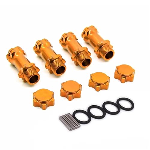 RC�����p�A�N�Z�T���[ For HSP 1/8 �X�P�[�� �����X�^�[�g���b�N �g���M�[�p 1�Z�b�g 89108 17mm�z�C�[���Z�p 30mm���� �����}�E���g�A�_�v�^�[�n�u RC�X�y�A�p�[�c(Yellow)