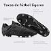 Imagen de DREAM PAIRS Zapatillas de Fútbol Hombre Calzado de Fútbol Hombre Botas de Fútbol Zapatos de Fútbol al Aire Libre Tacos Deporte Spike Atletismo Gris Oscuro SDSC2201M-E Talla 41
