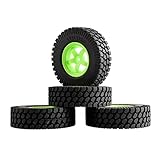 Mejora el rendimiento de conducción: Este juego de neumáticos para coche RC ofrece tracción y agarre mejorados en múltiples superficies. Ya sea en carreras, derrapando o superando obstáculos, mejora la estabilidad y el manejo para garantizar una experiencia de conducción más suave y controlada.