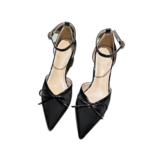 Sandales à talons hauts d'exception avec bowknot pointu et finitions fronde de luxe