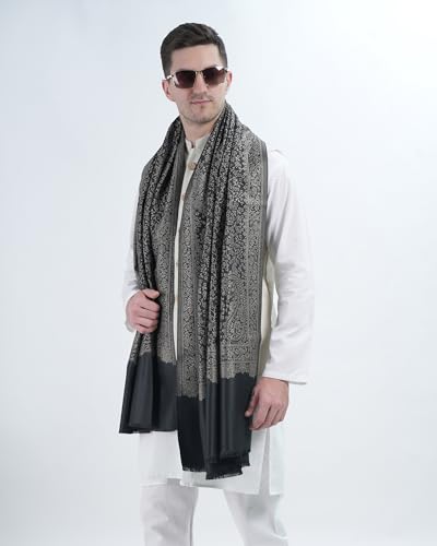 Image of Men's Kashmiri Wool Jamawar Shawl