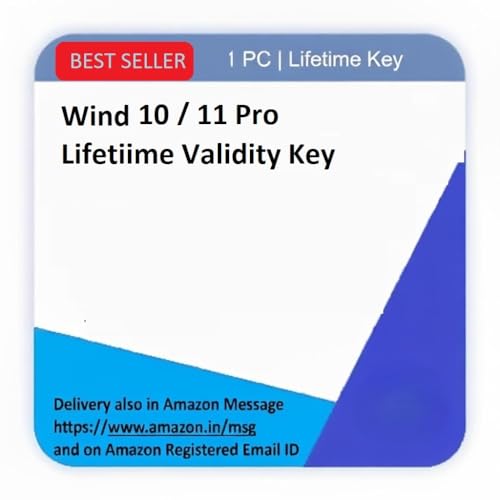 Image of Win 11 Pro win 10 pro Product License Key - 1 User Lifetime Validity (Quick Email Delivery) 32 Bit | 64 Bit Permanent licence key