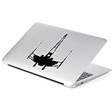 Yoonek Graphics Jedi Xwing Vinyl Decal Sticker # 858 (4' x 3.5', Black)