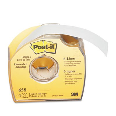 Labeling & Cover-Up Tape,, Non-Refillable, 1
