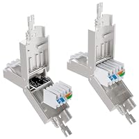 HB-DIGITAL 1x CAT 8 RJ45 Stecker Netzwerkstecker – Ansicht 2