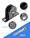 Mixizigoz 4 Pack Silent Cable-Pulley-Wheel Fit for Home Gym Equipment, Clothesline, LAT Pulldown Machine, Lifting - Heavy Duty Single Mounted Pulley Block with Fixed Bearing