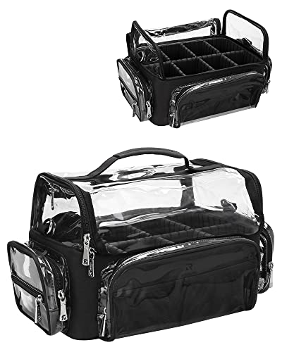 Bolsa de pinceles de maquillaje extra grande Relavel con soporte profesional