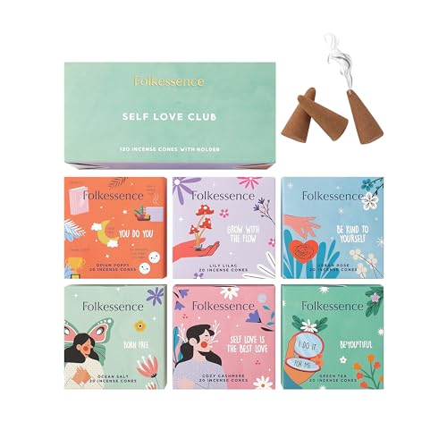 Folkulture Incense Cones | Set of 6 Romantic Fragrance