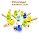 CCHAMP 10 x mehrfarbige Kinder-Holzpfeifen für Gastgeschenke, Vogelpfeife, Spielzeug für Kinder, Holzpfeifen, Party-Horn-Gebläse, Geräuschmacher, Kinder-Partytütenfüller