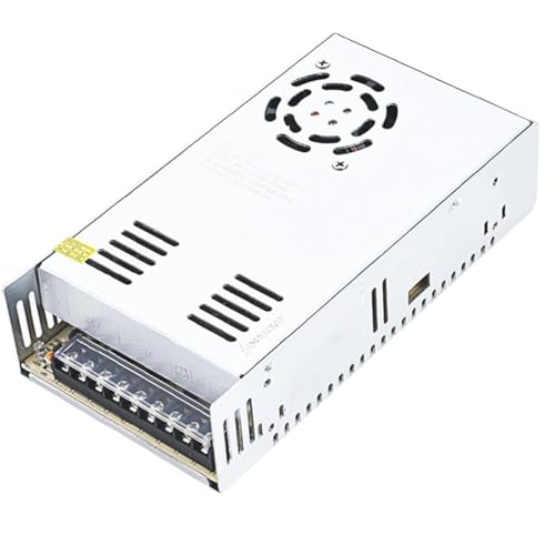Luobannm Fuente de Alimentación Conmutada Universal Regulada de 12 V, 50 A, 600 W, 110 V CA A CC, Adaptador de Transformador y Controlador LED para Tiras de Luces LED.