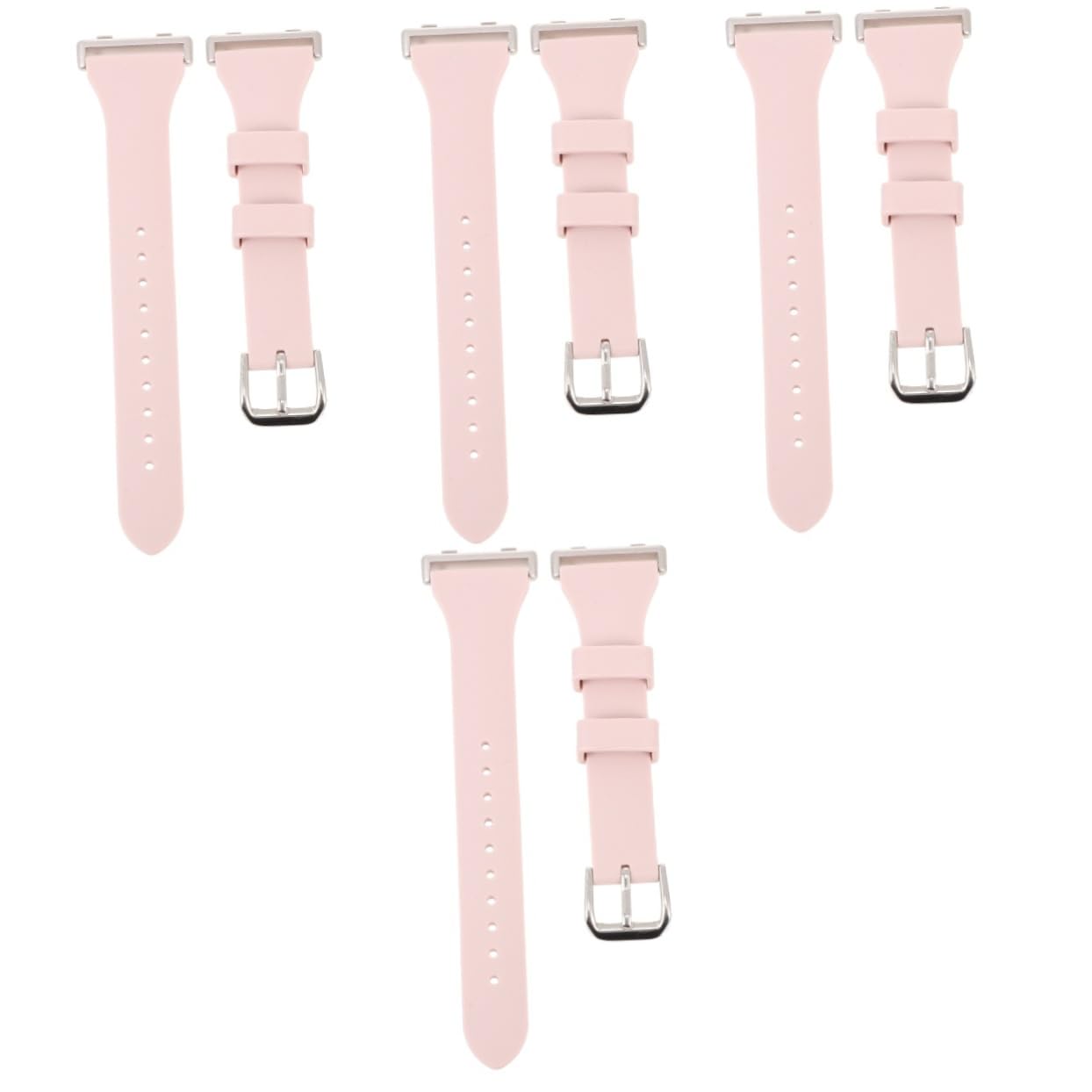 Angoily 4pcs Silicone Watch Band for Flexible and Strap Attachment Elegant Design for Casual Wear for Halloween Thanksgiving and Christmas