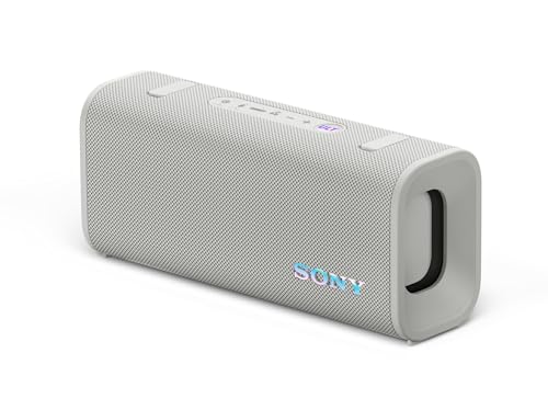 Sony ULT Field 3 Wireless Portable Bluetooth Speaker, IP67 Waterproof, Dustproof, Rustproof, and Shockproof with Enhanced Bass, 24 Hour Battery and Shoulder Strap (SRSULT30W), Off White