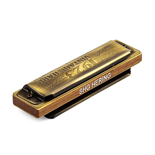 Gaita de Boca Diatônica Hering Vintage Harp 1020C em Dó