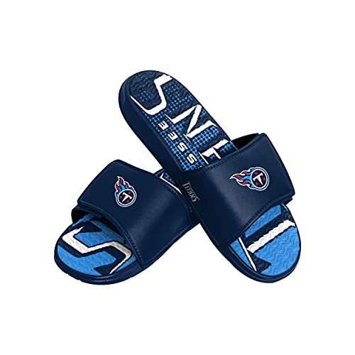 Tennessee Titans NFL Mens Gradient Wordmark Gel Slide - L