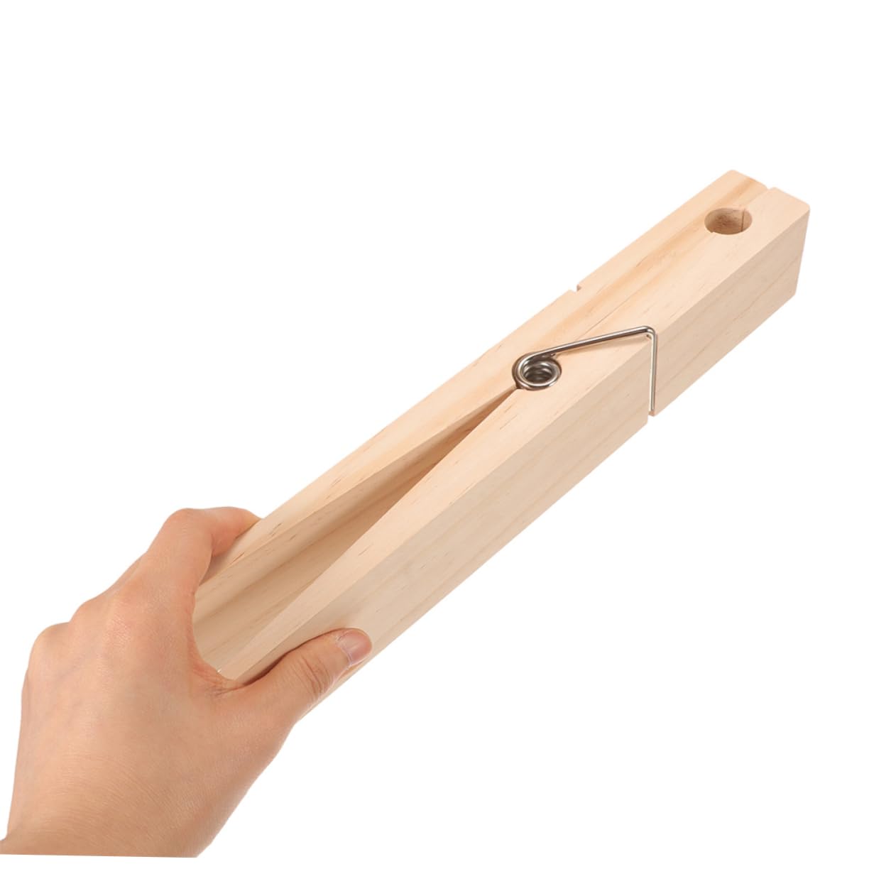 ABOOFAN 2 Stück Jumbo Wäscheklammern Riesiger Handtuchhalter mit Sicherem Halt Einfache Handhabung für Badezimmer und Waschräume Rustikaler Stil