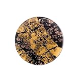 Env. Diamètre : 2 cm Broche en verre de Murano faite à la main en forme de fleur Millefiori Bijoux en verre de Murano de Venise Italie Diamètre 2 cm (1)