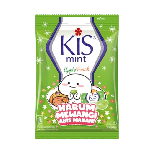 Kis Mint Candy - Apple Peach, 125 Gram (Pack of 3)