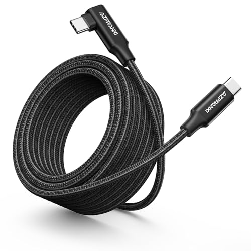 AZPPANXI Right Angle USB-C to USB-C Cable 20ft