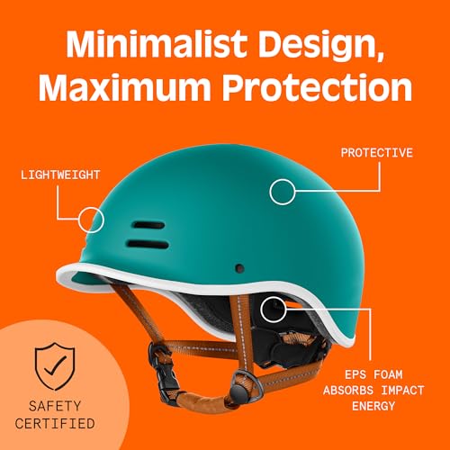 Image of Retrospec Remi Adult Bike Helmet for Men & Women - Bicycle Helmet for Commuting, Road Biking, Skating with Adjustable Dial