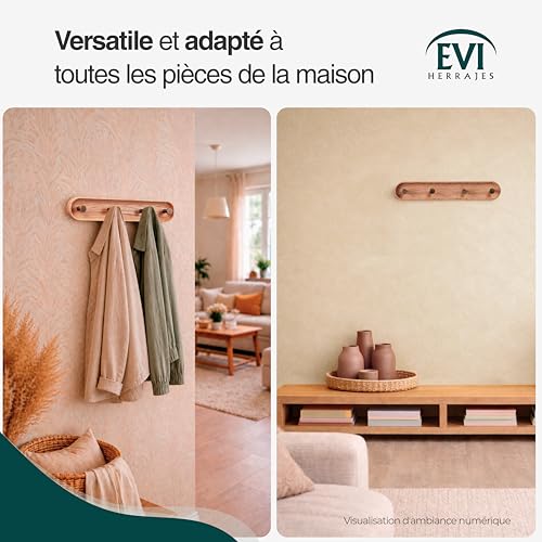 Patère murale design pour créer une entrée chaleureuse