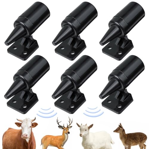 JAWUZ 6 Piezas Ahuyentador De Jabalies, Disuasión Ultrasónica, Auyentadores De Jabalies Coche,Ahuyentador Animales Coche, Protégete De Encuentros Peligrosos Con Un Dispositivo Anti Animales Coche(A)