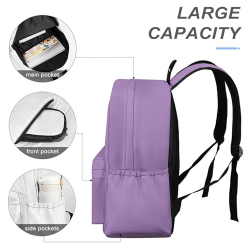 Sac à dos ordinateur portable lavande pour ne plus manquer d'espace - 4